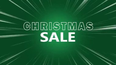 Noel indirimi tanıtım animasyonu zum hattı arka planında, animasyon tanıtımı Noel indirimi etkinliği, Noel indirimi metni animasyonu, satış etkinlikleri