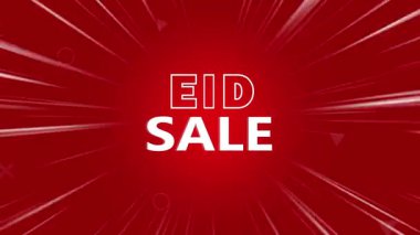Zoom hattı arka planında EID satış etkinliği tanıtımı animasyonu, Paskalya satışı etkinliğinin tanıtımı, Paskalya satışı metninin animasyonu, satış etkinlikleri
