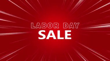 İşçi Bayramı etkinlik tanıtım animasyonu zoom line background, bir İşçi Bayramı satış etkinliğinin tanıtımı, Cadılar Bayramı satışı metninin animasyonu, satış etkinlikleri