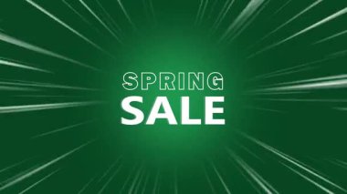 İlkbahar tanıtım etkinliği tanıtım animasyonu zum hattı arka planında, bir bahar satış etkinliğinin tanıtımı, yeni yıl satışı metninin animasyonu, satış etkinlikleri