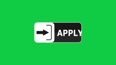 Yeşil Ekran Canlandırması Şimdi imleç simgesinin imleç, basit canlandırması ile düğmeye basın Şimdi Uygula düğmesi, Uygula Şimdi Uygula düğmesi, Şimdi Uygula düğmesine basın