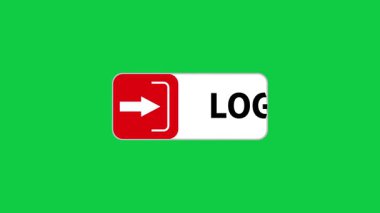 İmleç simgesinin imleç simgesi ile yeşil ekran animasyonu, düğmeye tıklayarak basit animasyon, düğmeye tıklayarak Günlük Kaydı Animasyonu, düğmeye basarak Günlük Kaydı