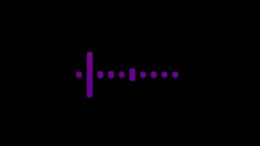 Waveform Audio, Abstract Sound Waves Background, Audio Wave Digital Frequency, Sound wave audio spectrum animasyon videosu, soyut müzik ses dalgası veya ses dalgası izole edilmiş