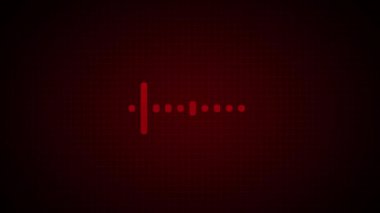 Waveform Audio, Abstract Sound Waves Background, Audio Wave Digital Frequency, Sound wave audio spectrum animasyon videosu, soyut müzik ses dalgası veya ses dalgası izole edilmiş