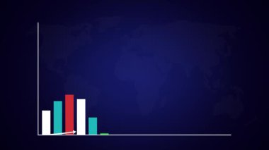 Mali veriler ve diyagramlar yıllık kârda sürekli bir artış olduğunu gösteriyor. Pazarlama satış portföyünün arttığını gösteren iş büyümesi konsepti. Bar büyütme eğilimleri.