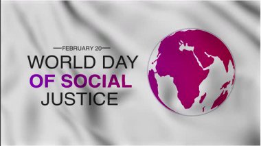 Dünya Sosyal Adalet Günü Eşitlik ve Adalet Animasyonu