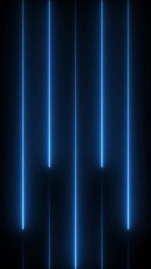 Glowing neon lines animation moving from top to bottom vertically. abstract flying in futuristic corridor colorful laser neon lines with triangles, seamless loop 