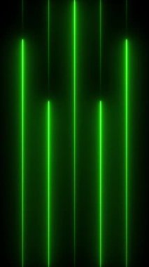 Glowing neon lines animation moving from bottom to top vertically. abstract flying in futuristic corridor colorful laser neon lines with triangles, seamless loop 