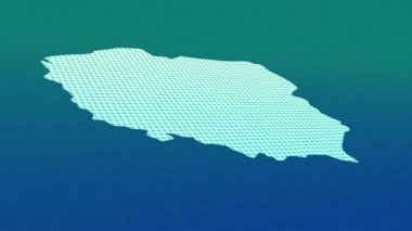 Poland map animation, Glowing neon Poland map animation background. country territory outline animation. 3d Digital country outline for geography