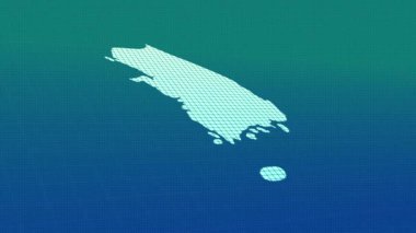 South Korea map animation, Glowing neon South Korea map animation background. country territory outline animation. Digital country outline icon for geography