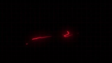 New Zealand map animation, Glowing neon New Zealand map animation background. country territory outline animation. Digital country outline icon for geography