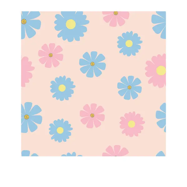 Renkli, pürüzsüz arka plan, güzel çiçekler, el çizimi. vektör.