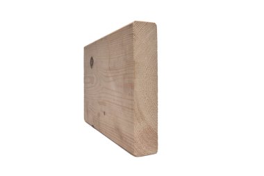 Ahşap kutu beyaz arkaplanda izole