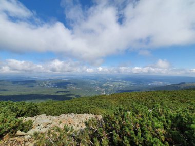 Dağların güzel manzarası