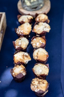 Lezzetli muffin çeşitleri.