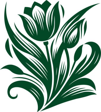 Lale vektör biçiminde biçimlendirildi