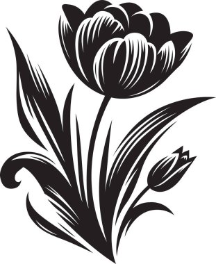 Lale vektör biçiminde biçimlendirildi