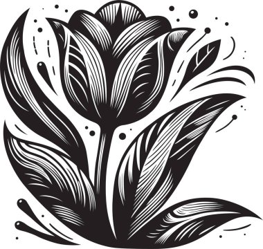 Lale vektör biçiminde biçimlendirildi