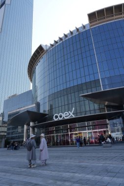 Seul, Güney Kore - 6 Nisan 2025: COEX, Gangnam. Yüksek kalite fotoğraf