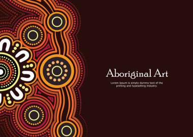 Aborjin sanat sunumu slaytı