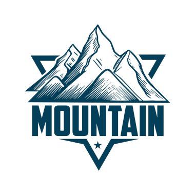 Premium Mountain Outdoor Scenery Logo Best for Outdoor and Mountain Related Industry clipart