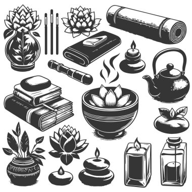 Spa ve sağlıklı yaşam seti
