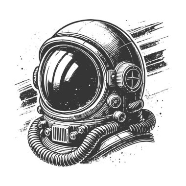 Uzay giysisi içindeki uzay astronotu