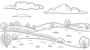 Rolling Hills ve Bulutlarının El Tarlası