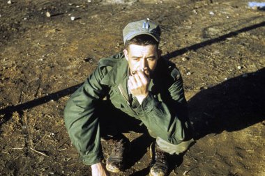 US Army Corps of Engineers, 809th Searchlight group in Anyang, Korea 1952-1953, including what would be considered now, abuse of some women from the village. Airport construction and building construction. Capt'n Claxton Ray in command. clipart