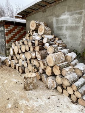 Açık havada, kışın sıcaklığı. Yüksek kalite fotoğraf