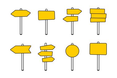 Ok yönü tabela vektörü. Yön işaretinde ok var. İmza işareti, seçim işareti.