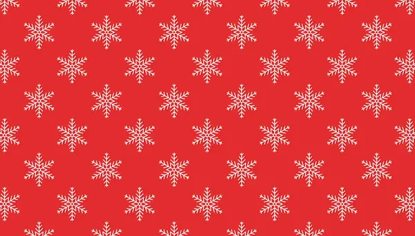 Beyaz kar taneleri vektör illüstrasyonlu Noel kartı. Kusursuz Noel şablonu