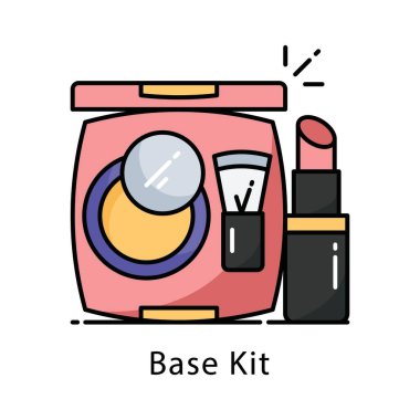 Base Kit isometric Colored illustration. EPS File stock illustration clipart