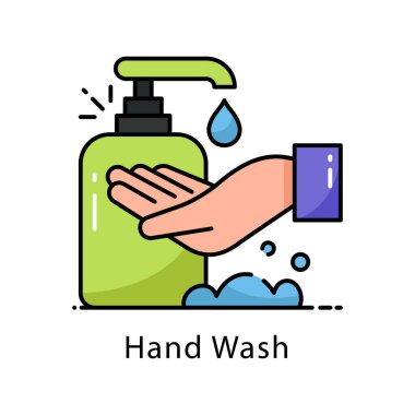 El yıkama vektörü ana hatları simge biçimi illüstrasyonunu doldurdu. Beyaz arkaplan EPS 10 Dosyasında Sembol