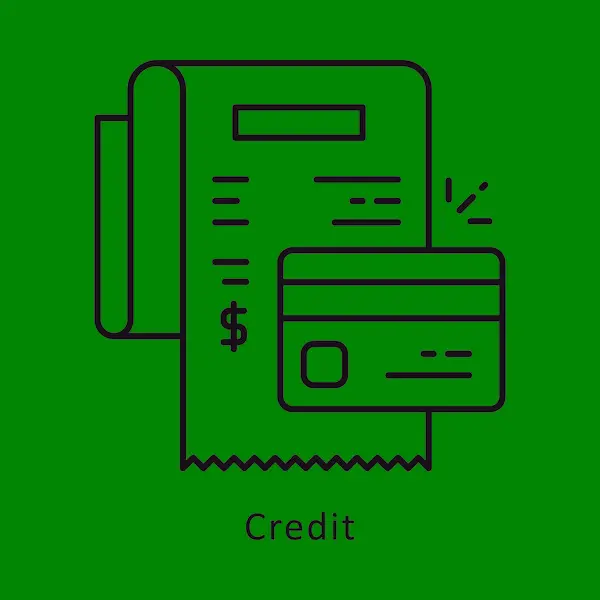 Kredi vektörü ana hatları simge biçimi illüstrasyonunu doldurdu. Beyaz arkaplan EPS 10 Dosyasında Sembol