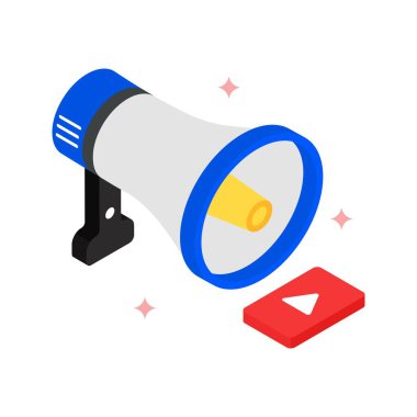 Video Pazarlama Vektörü Simge Doldurulmuş Biçimi Eps 10 Dosyası 