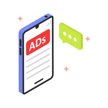 Mobil Alanlar Vektörü Simge Doldurulmuş Biçimi. Eps 10 Dosyası 