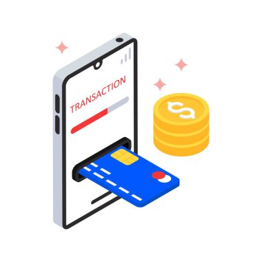 Mobil Aktarım Vektörü Simge Doldurulmuş Biçimi. Eps 10 Dosyası 