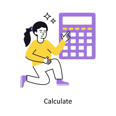 Bit Coin Concept vektör çizimi. Beyaz Arkaplanda izole edilmiş.