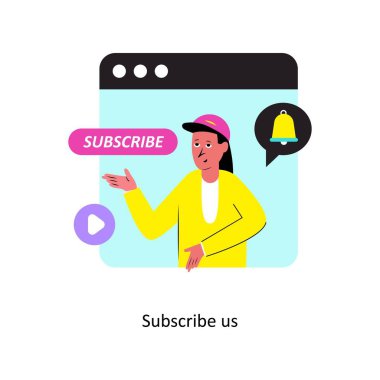 Alışveriş sitesi Kavram vektör çizimi. Beyaz Arkaplanda izole edilmiş. 