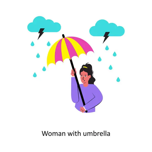 İş Reklamcılığı Konsepti vektör çizimi. Beyaz Arkaplanda izole edilmiş. 