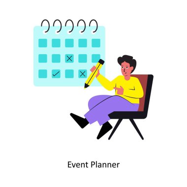 Bütçe Raporu Vektör Çizimi. Beyaz Arkaplanda izole edilmiş. 