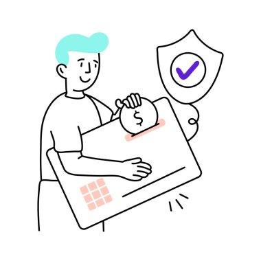 Kredi kartı vektör gösterimi