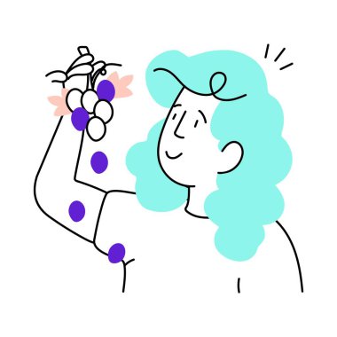 Üzüm Vektörü Biçimlendirmesinin Tadını Çıkarıyorum.