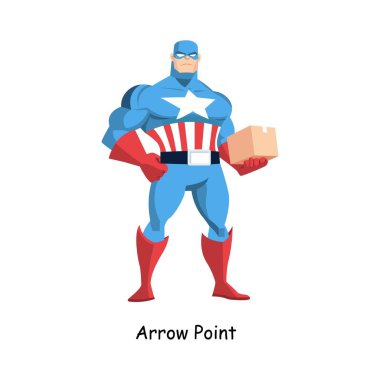 Ok Noktası Karakteri Çizimi. 