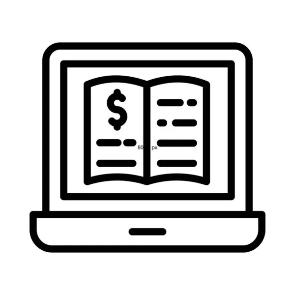 İş Öğrenme Vektörü ana hatları simgesi. Eps10 dosyası 