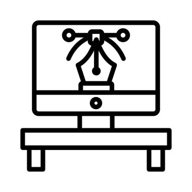 Design Studio Vector ana hatları simgesi. Eps10 dosyası 