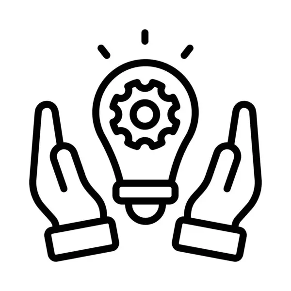 Yetenek Geliştirme Vektörü ana hatları simgesi. Eps10 dosyası 