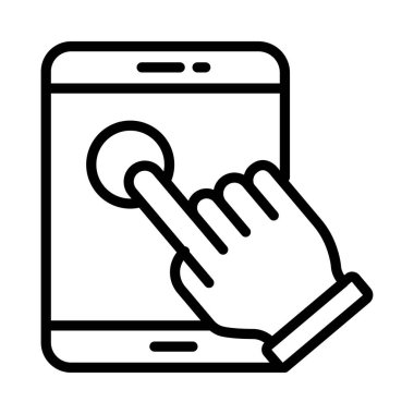 Vektör dış çizgi simgesini seçin. Eps10 dosyası 