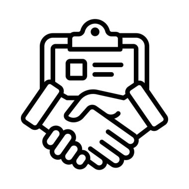 Talep Yerleşim Vektörü ana hatları simgesi. Eps10 dosyası 